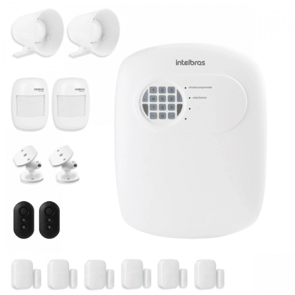 Kit de Alarme Intelbras ANM 3004 ST com 08 Sensores s/ fio e 02 c/ fio